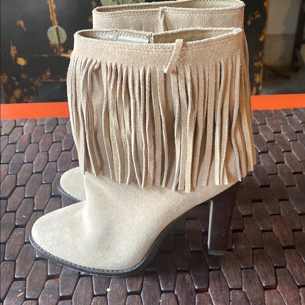 Jolie fringed ankle bootee size 38 - Picture 3 of 5